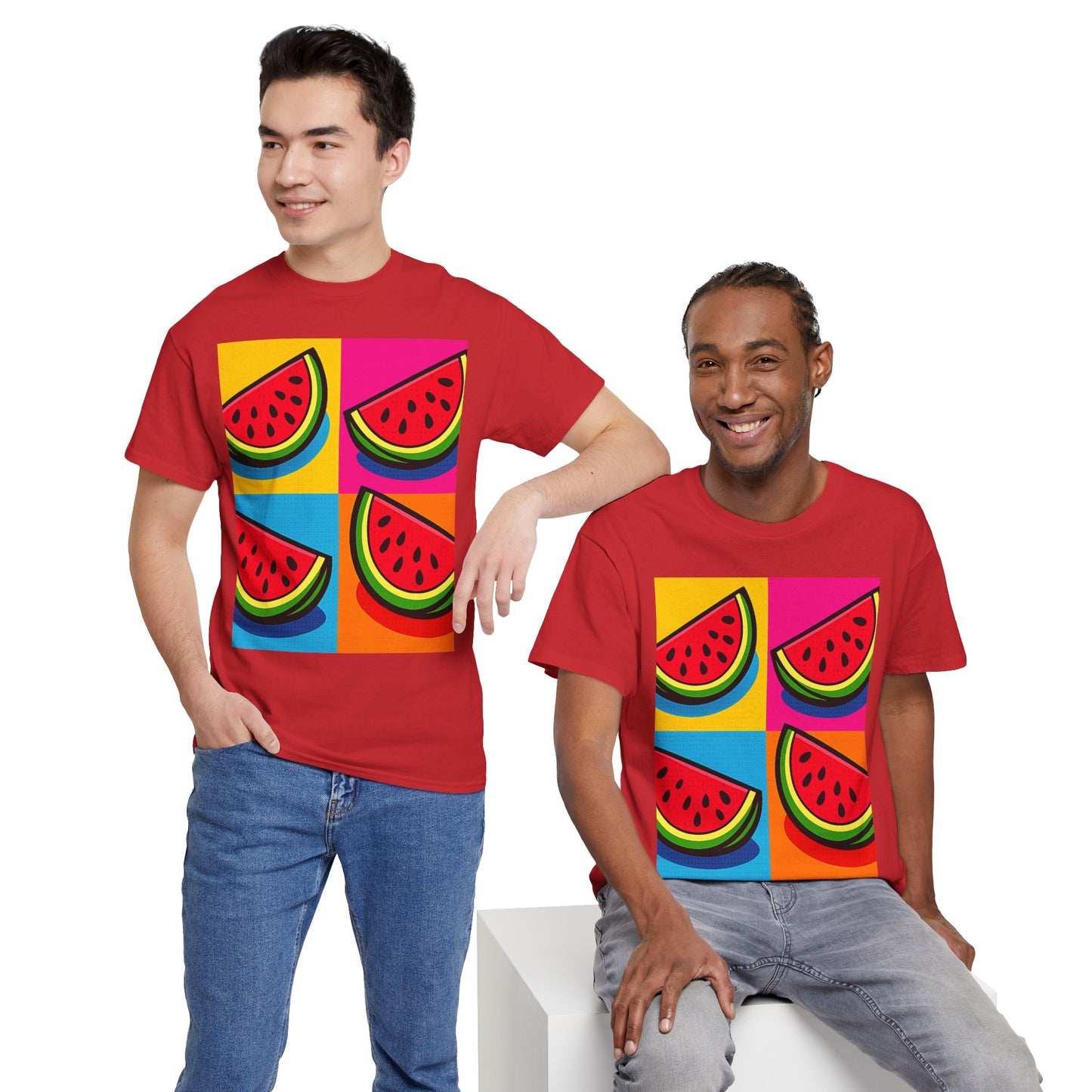 Watermelon Pop Art T-Shirt – Fun Summer Graphic Tee