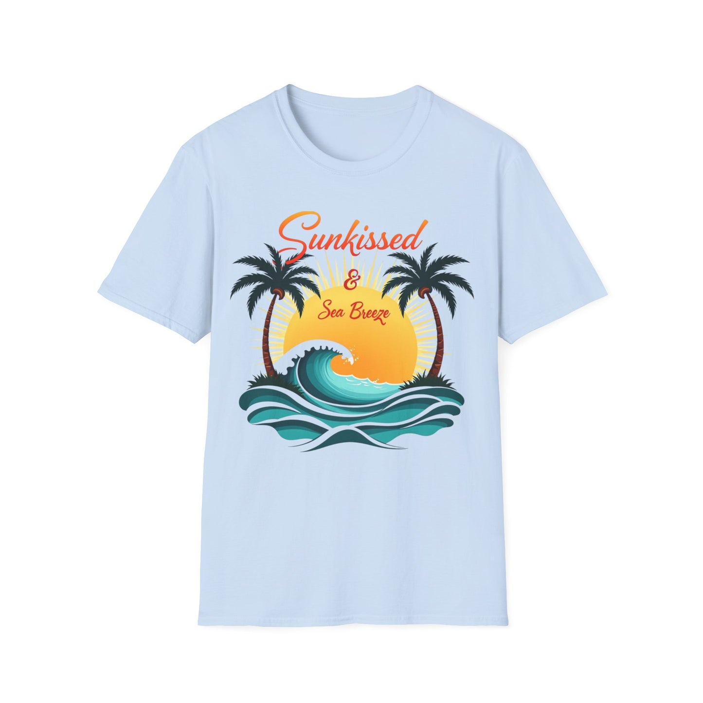 Sunkissed & Sea Breeze T-Shirt – Beach Summer Aesthetic Tee