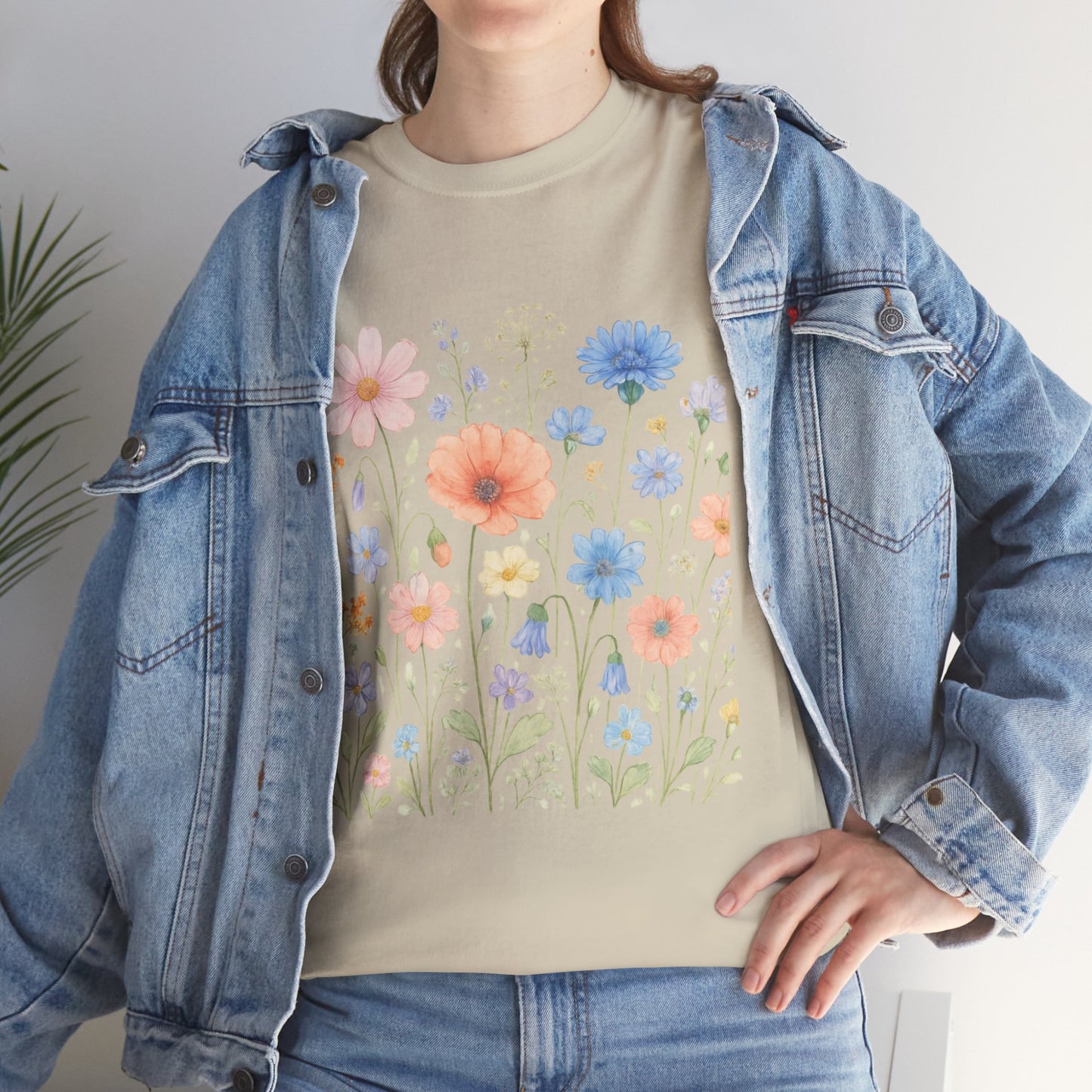 Wildflower Meadow T-Shirt – Nature Floral Aesthetic Tee