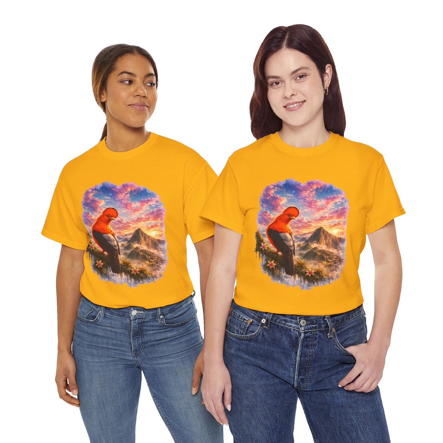 Spirit of the Andes – Machu Picchu Bird T-Shirt | Nature Graphic Tee