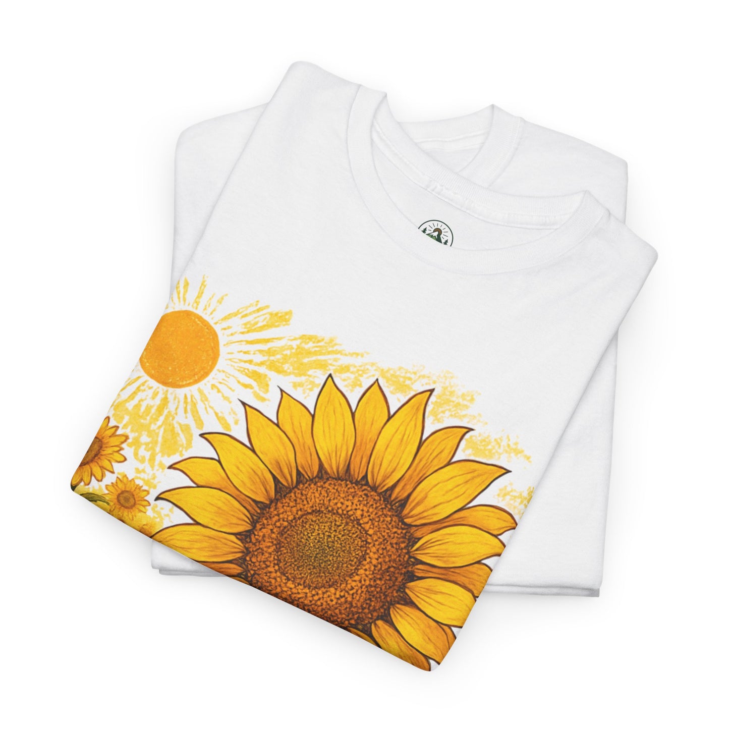 Sunflower Sunshine T-Shirt – Bright Floral Aesthetic Tee