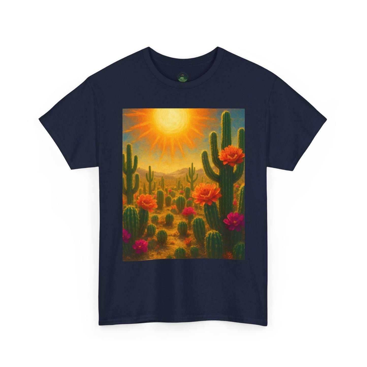 Desert Bloom T-Shirt – Minimalist Nature Aesthetic Tee