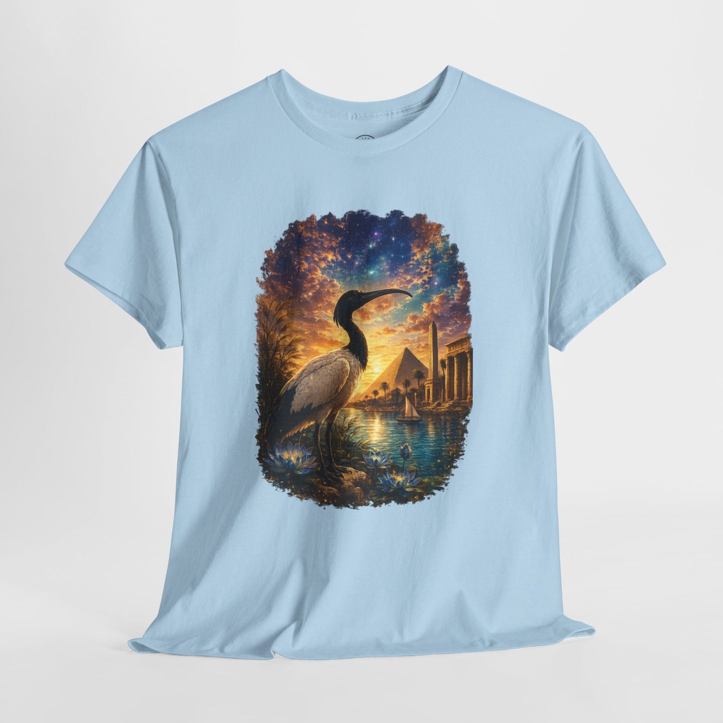 Spirit of Ancient Egypt – Sacred Ibis Nature T-Shirt | Egyptian Wildlife Graphic Tee