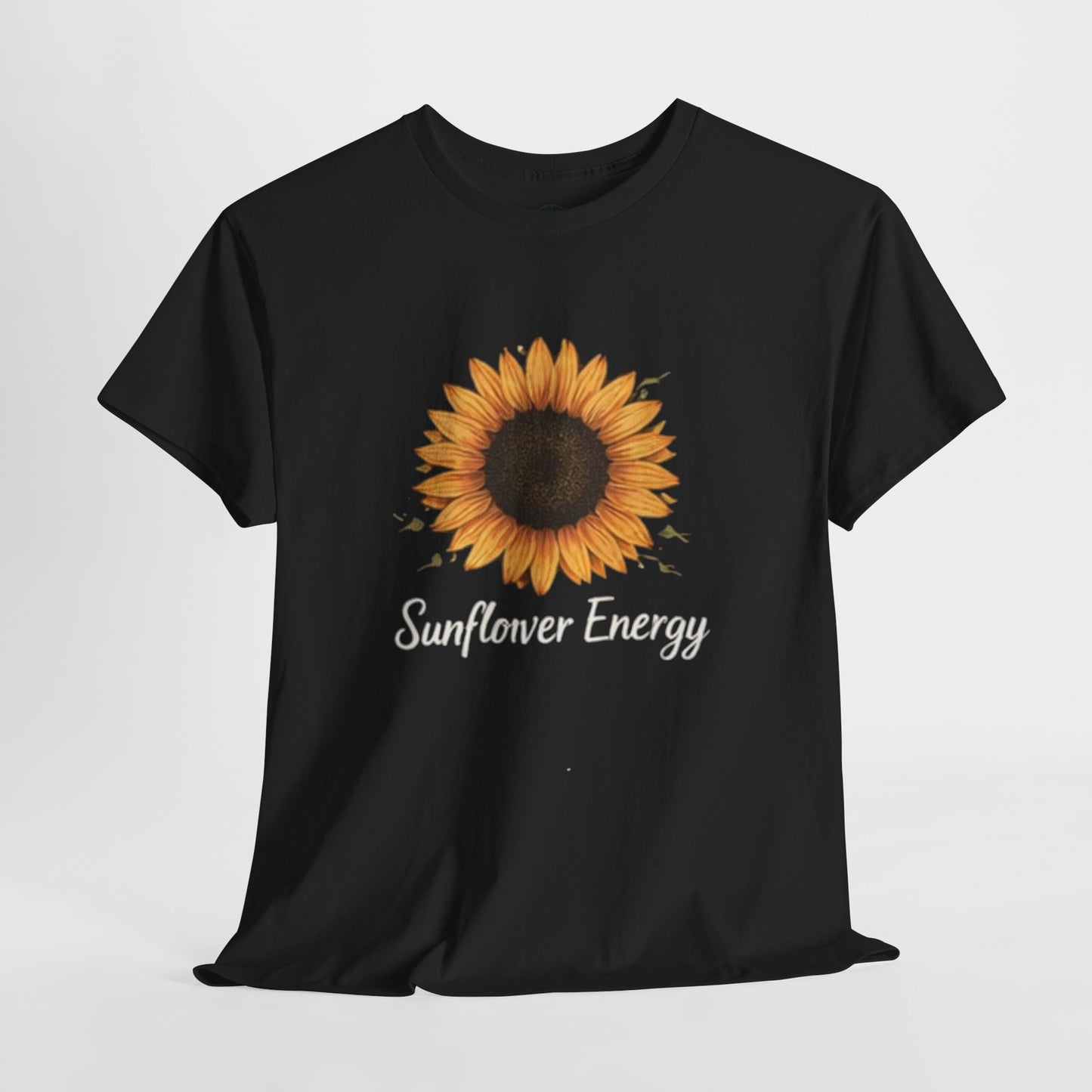 Sunflower Energy T- Shirt - Minimalist Nature Aesthetic Tee, Positive Vibes Graphic Shirt