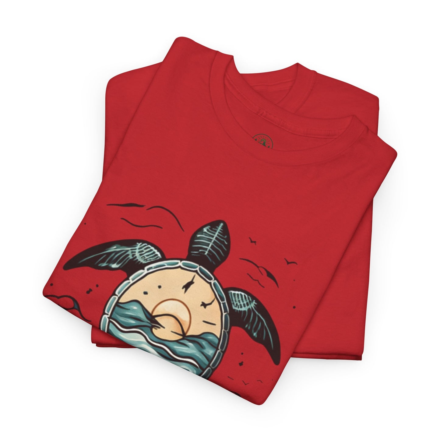 Slow Life Turtle Shirt – Aesthetic Ocean Tee for Relaxed Souls & Beach Lovers