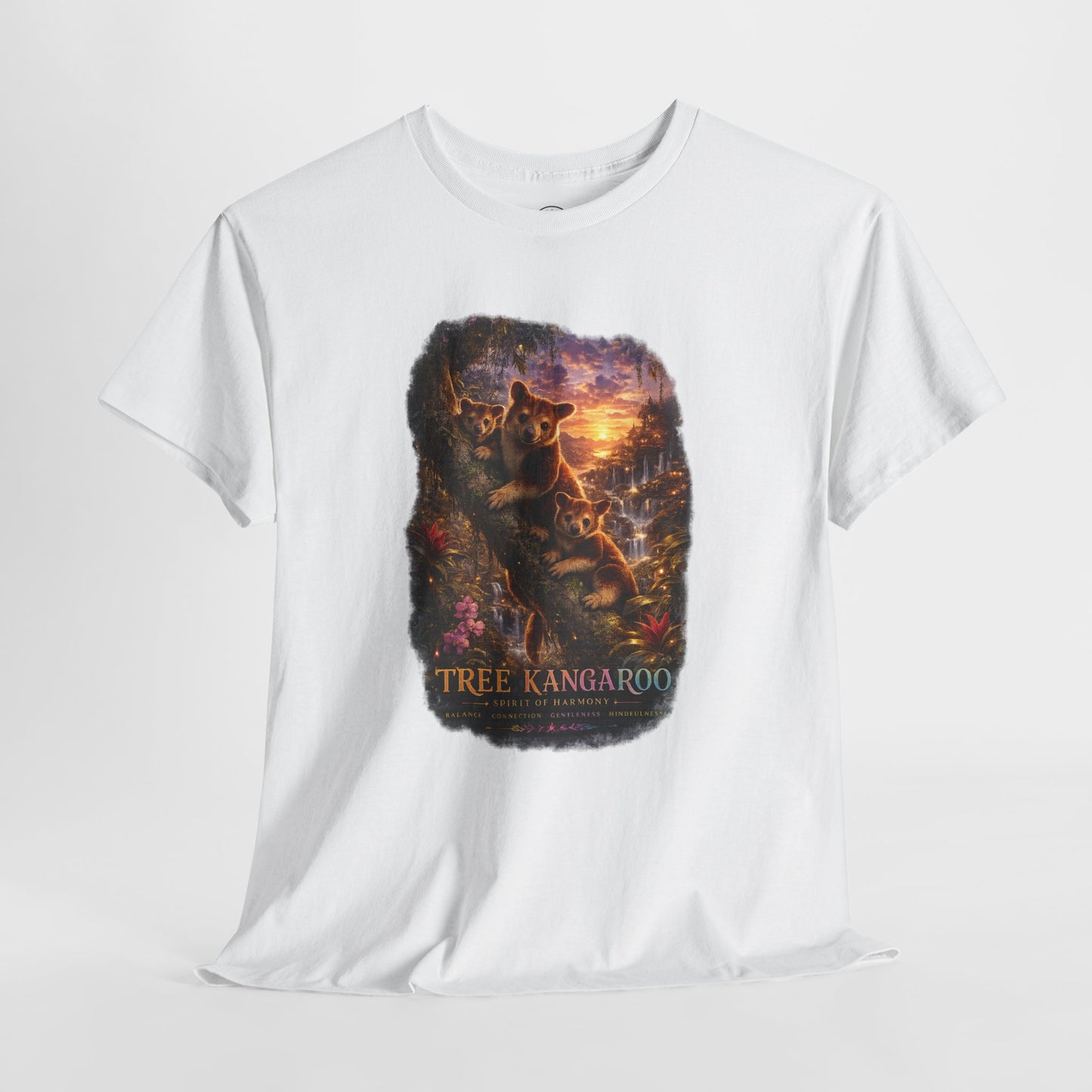 Tree Kangaroo T-Shirt – Mystic Forest Wildlife Design | Rare Nature Graphic Tee