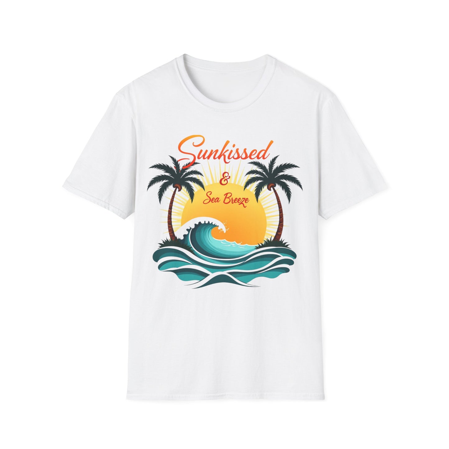 Sunkissed & Sea Breeze T-Shirt – Beach Summer Aesthetic Tee