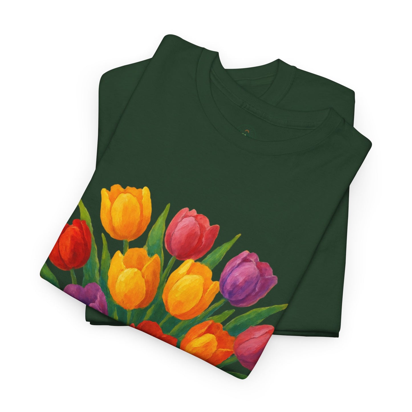 Spring Tulip Flower T- SHIRT - Vibrant Floral Aesthetic Tee