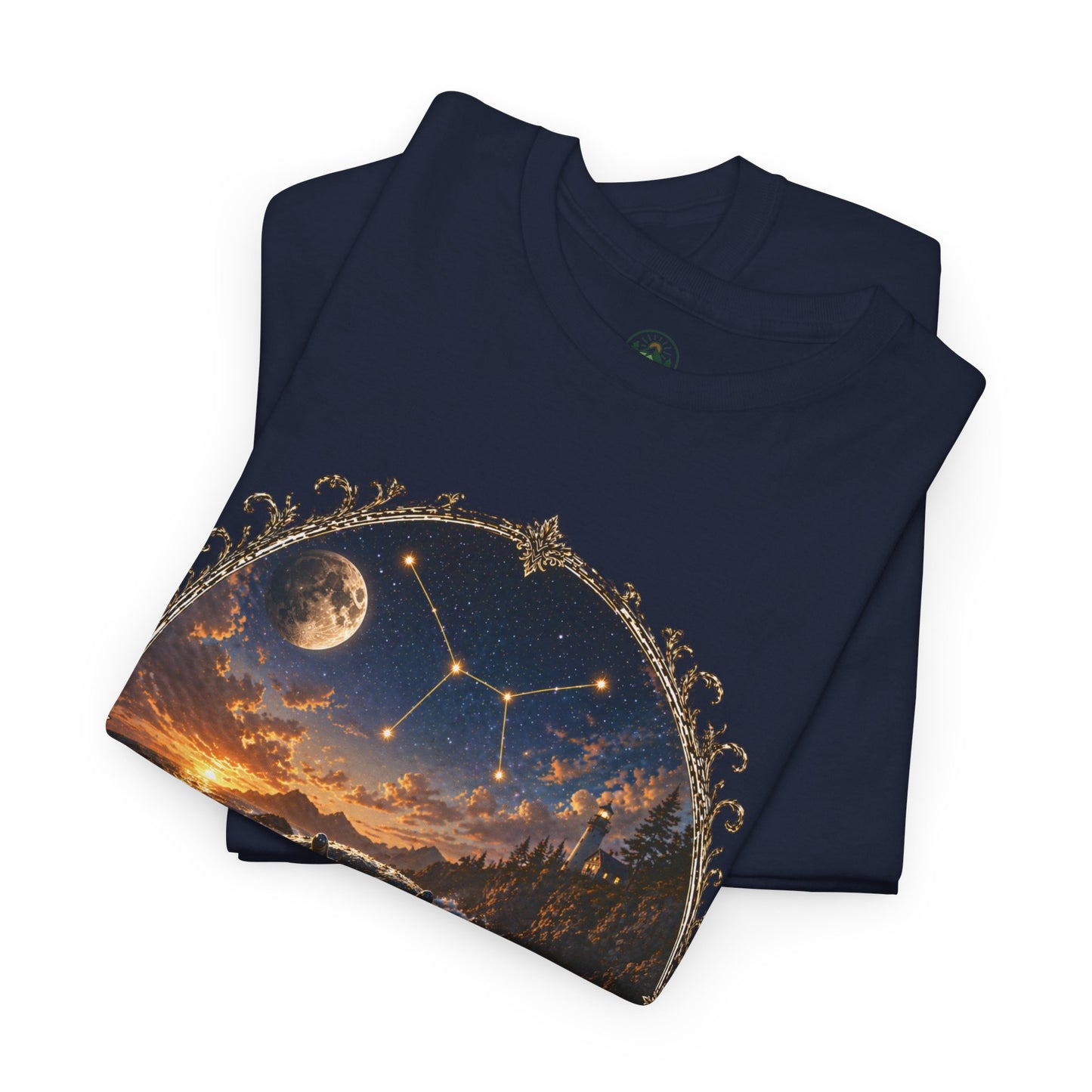Cancer Zodiac T-Shirt – Mystic Crab Moon Design | Emotional & Cosmic Astrology Tee