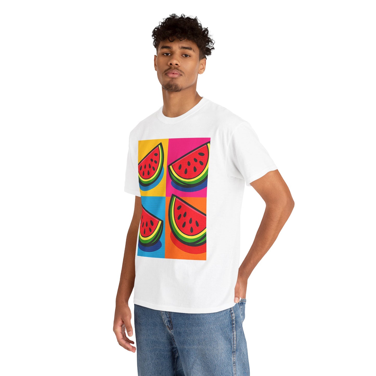 Watermelon Pop Art T-Shirt – Fun Summer Graphic Tee
