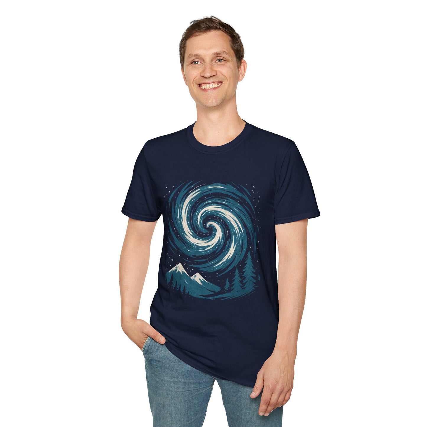 Snow Storm T-Shirt – Winter Nature Aesthetic Tee