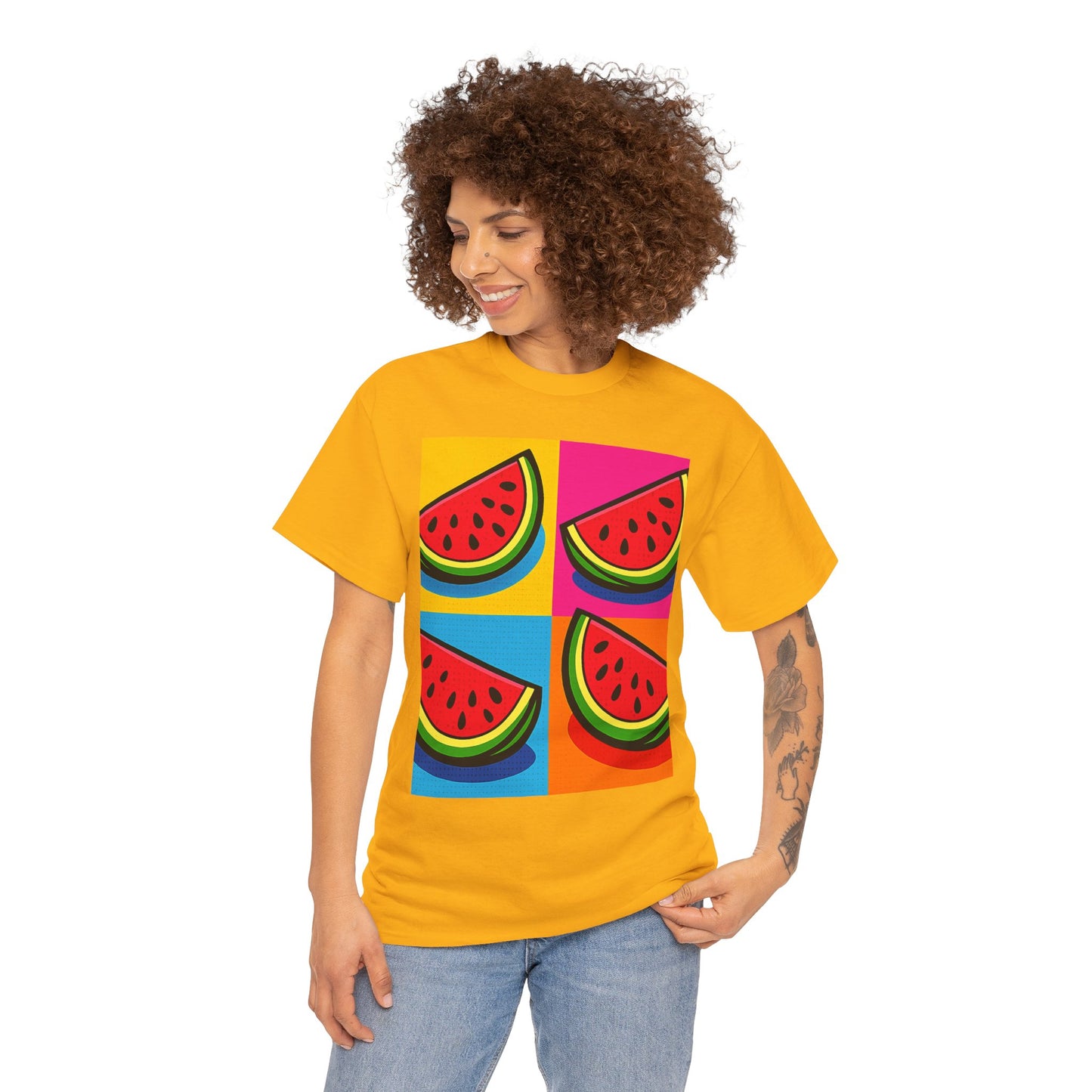 Watermelon Pop Art T-Shirt – Fun Summer Graphic Tee