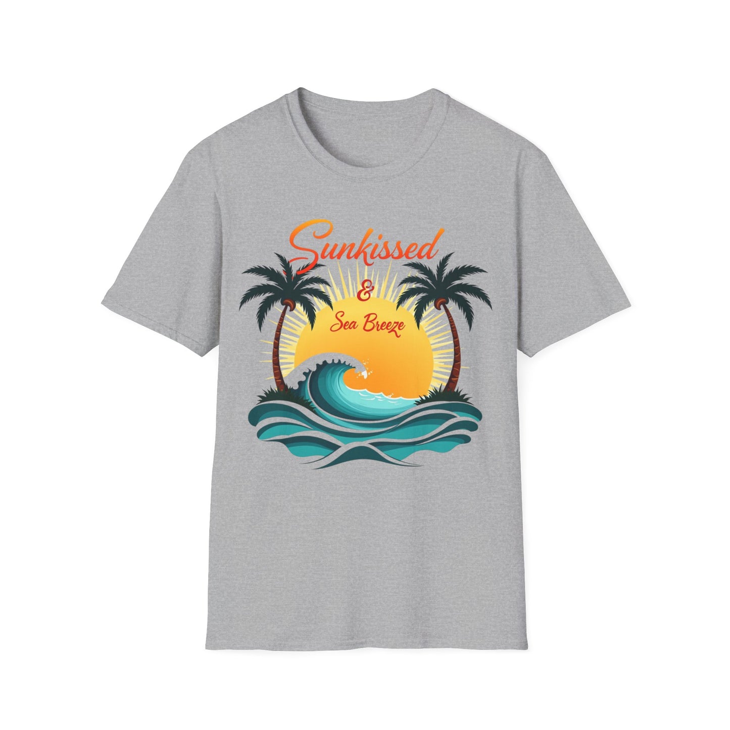 Sunkissed & Sea Breeze T-Shirt – Beach Summer Aesthetic Tee