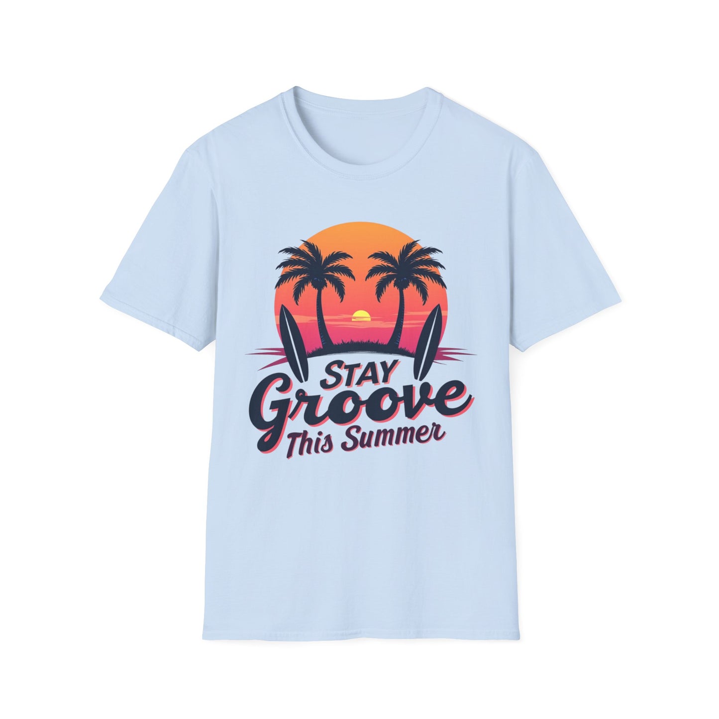 Stay Groovy Summer T-Shirt – Retro Vibe Graphic Tee