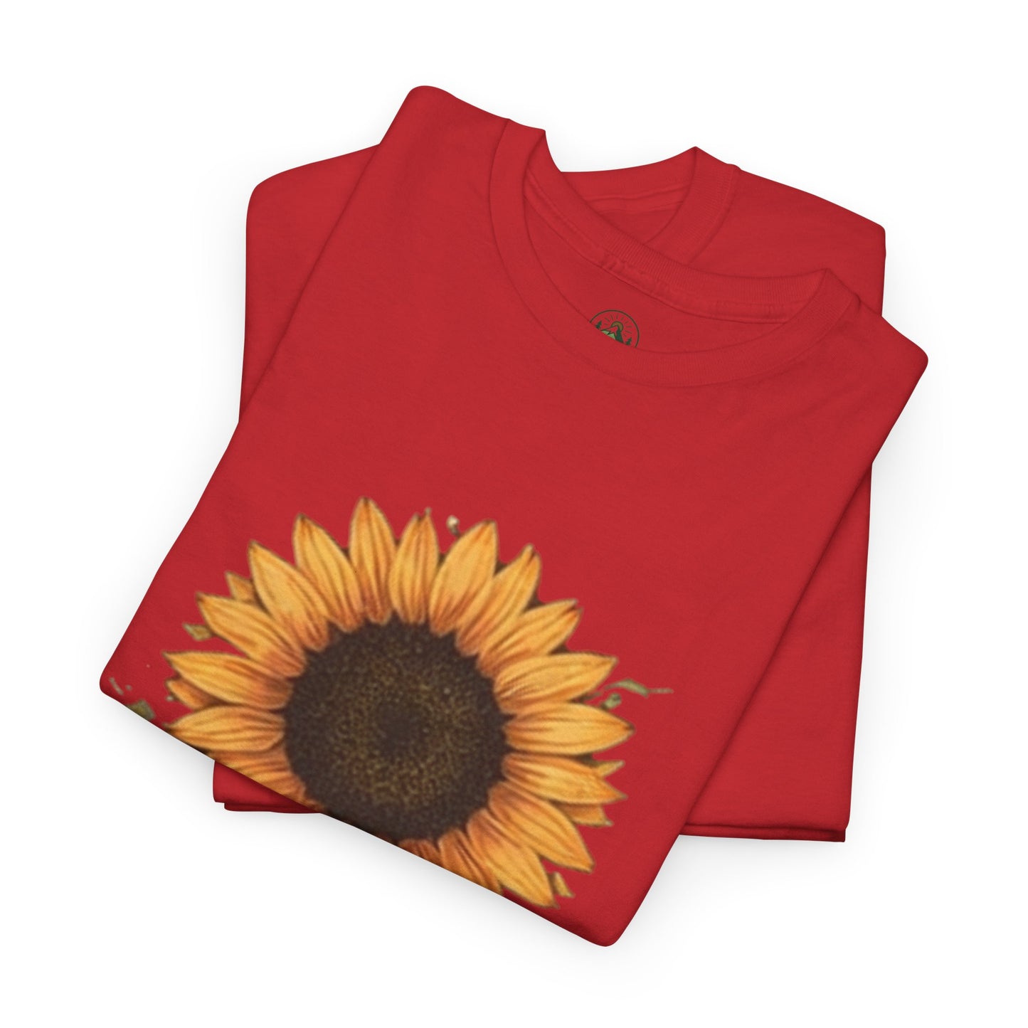 Sunflower Energy T- Shirt - Minimalist Nature Aesthetic Tee, Positive Vibes Graphic Shirt