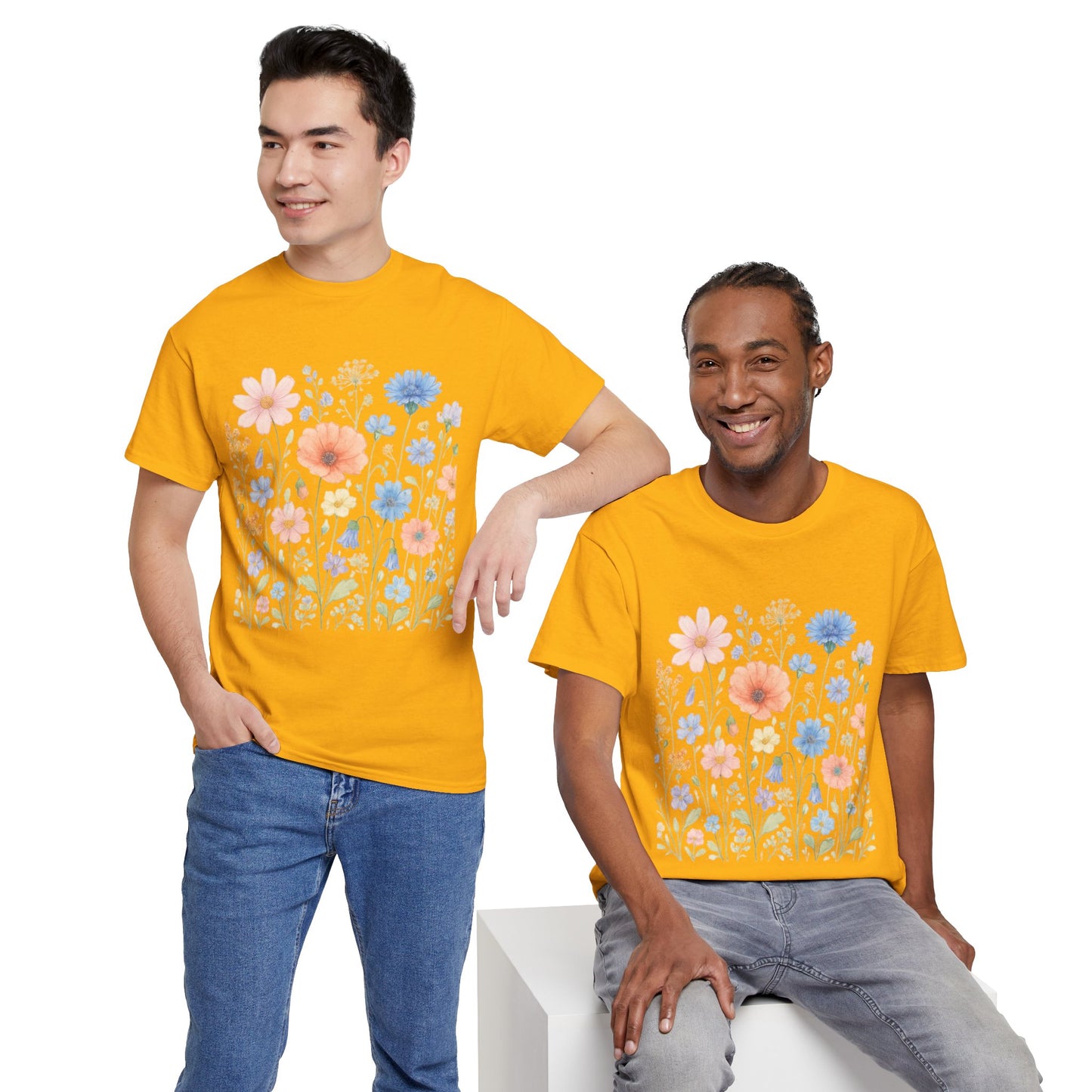 Wildflower Meadow T-Shirt – Nature Floral Aesthetic Tee