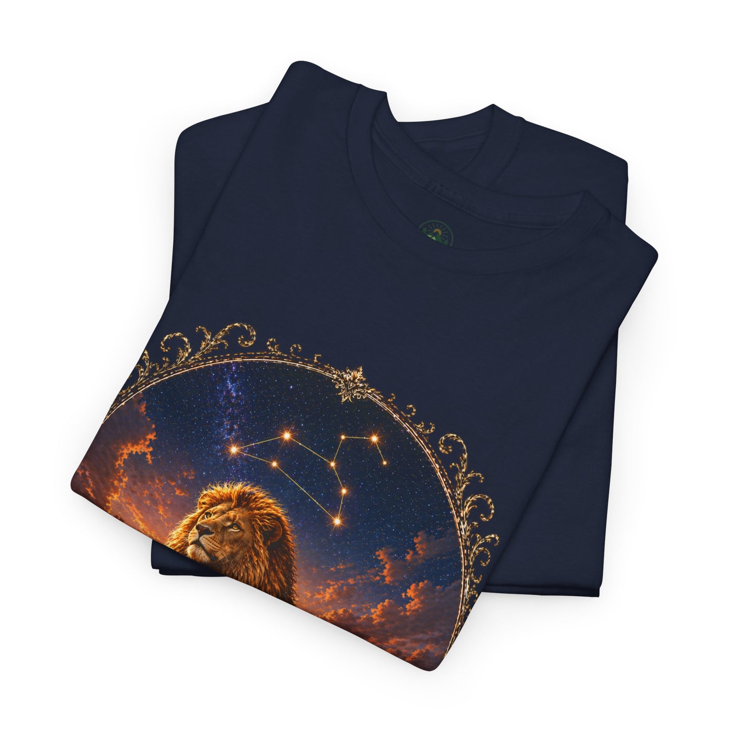 Leo Zodiac T-Shirt – Majestic Lion Cosmic Design | Bold Astrology Power Tee