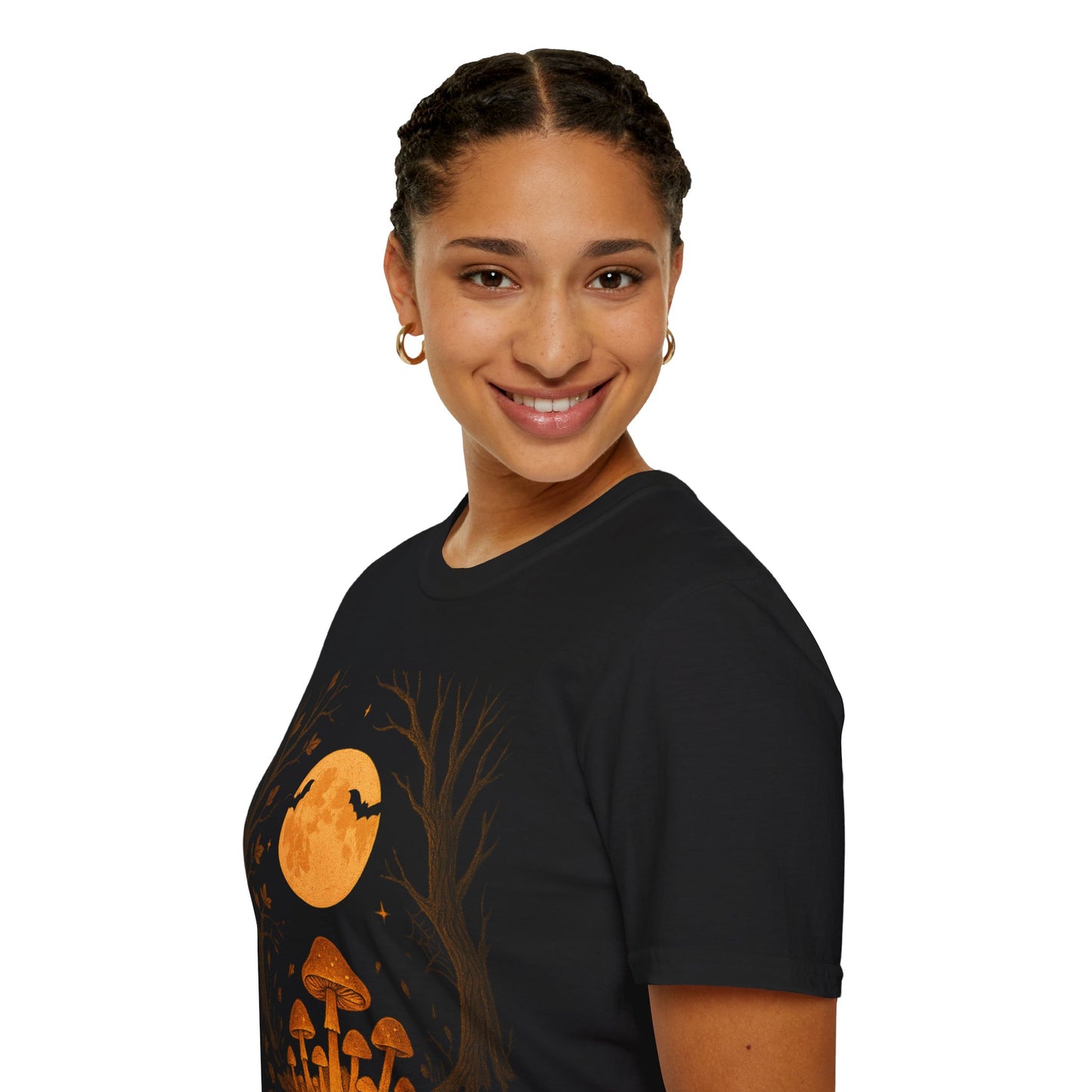 Mystic Mushroom Forest T-Shirt – Dark Nature Aesthetic Tee