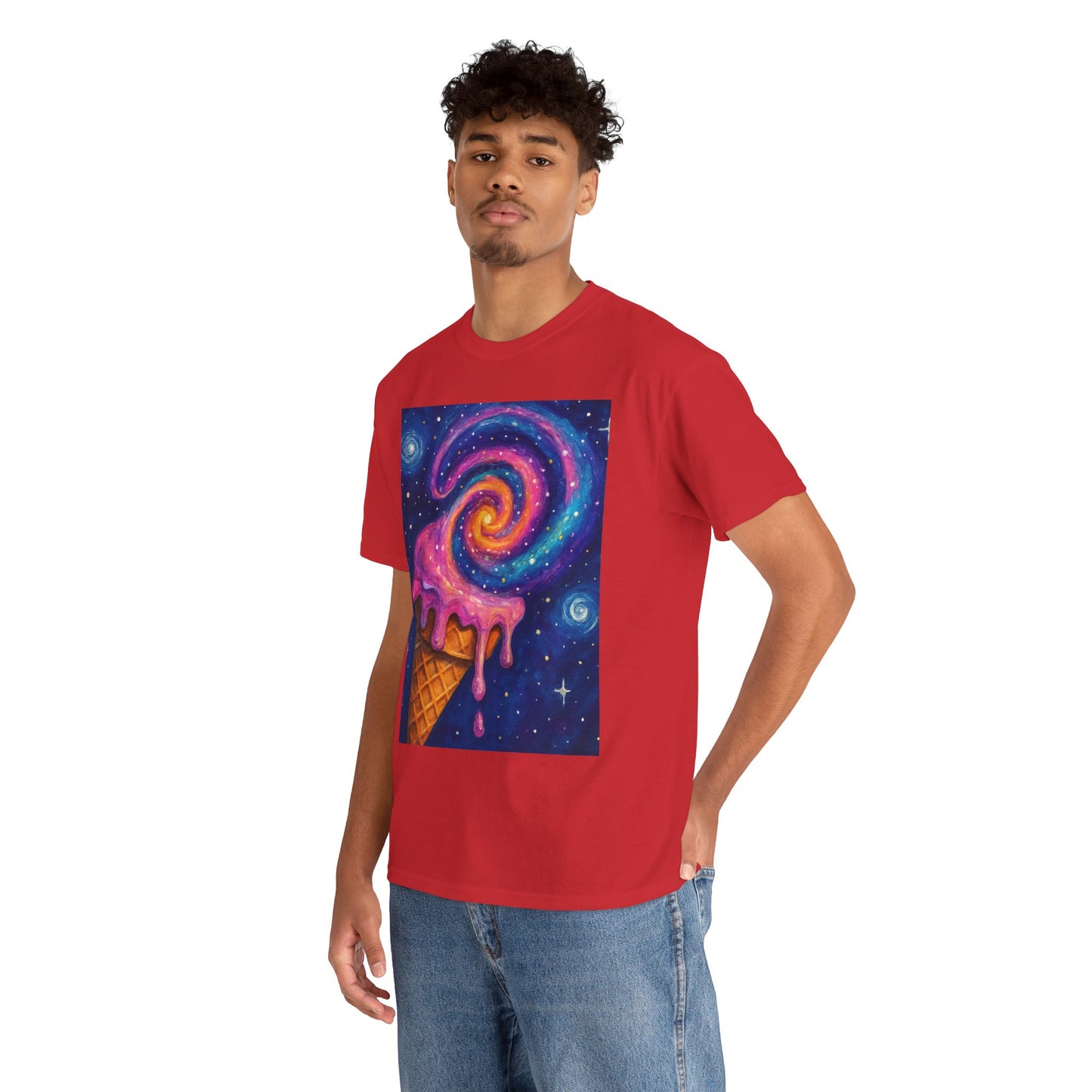 Ice Cream Galaxy T-Shirt – Fun Cosmic Aesthetic Tee