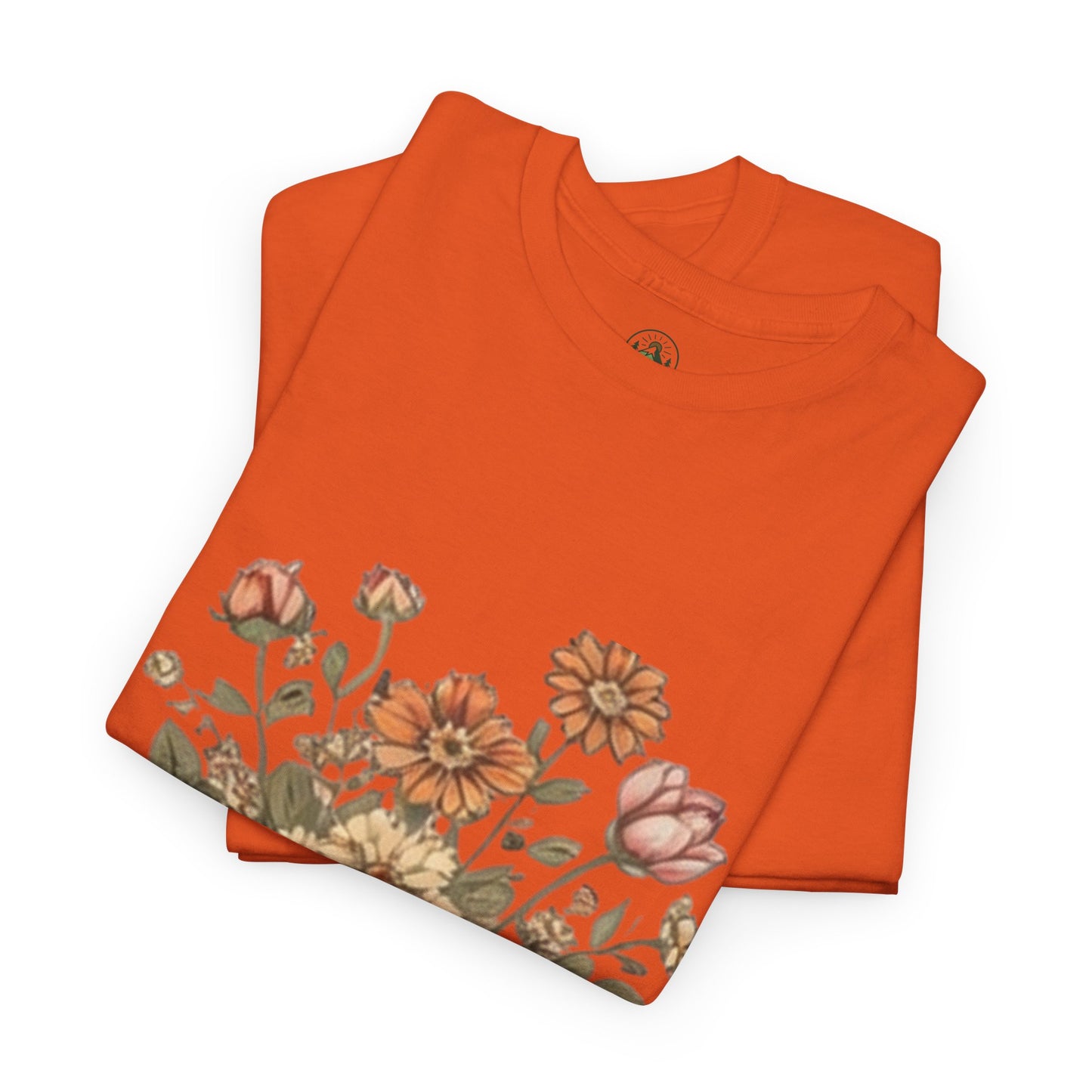 Nature Is My Therapy T-Shirt - Minimalist Floral Design Tee