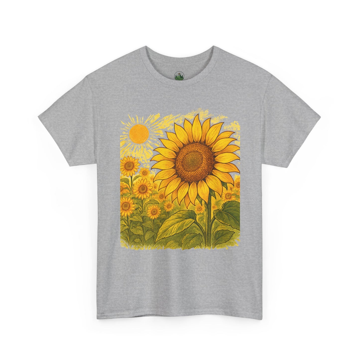 Sunflower Sunshine T-Shirt – Bright Floral Aesthetic Tee