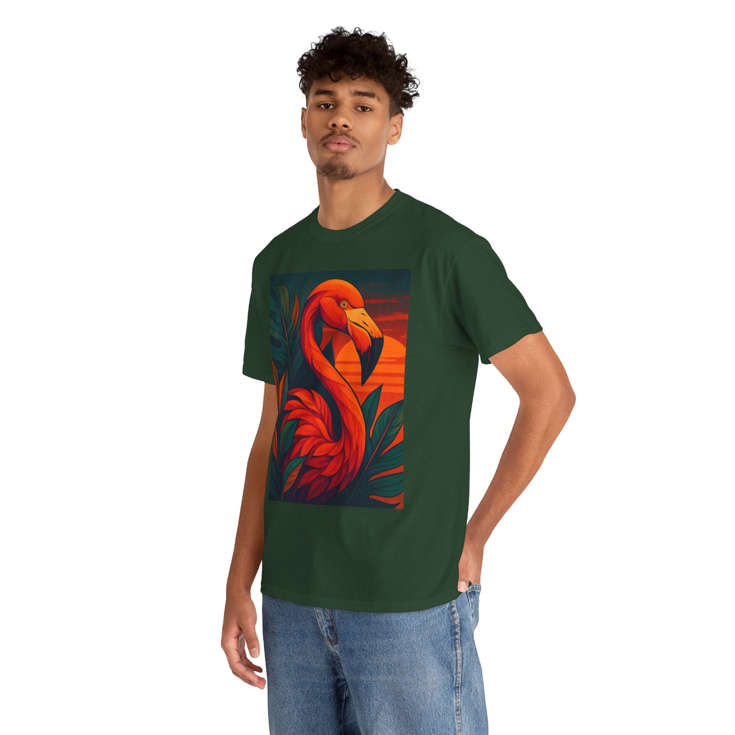 Tropical Animal Fusion T-Shirt – Exotic Nature Graphic Tee