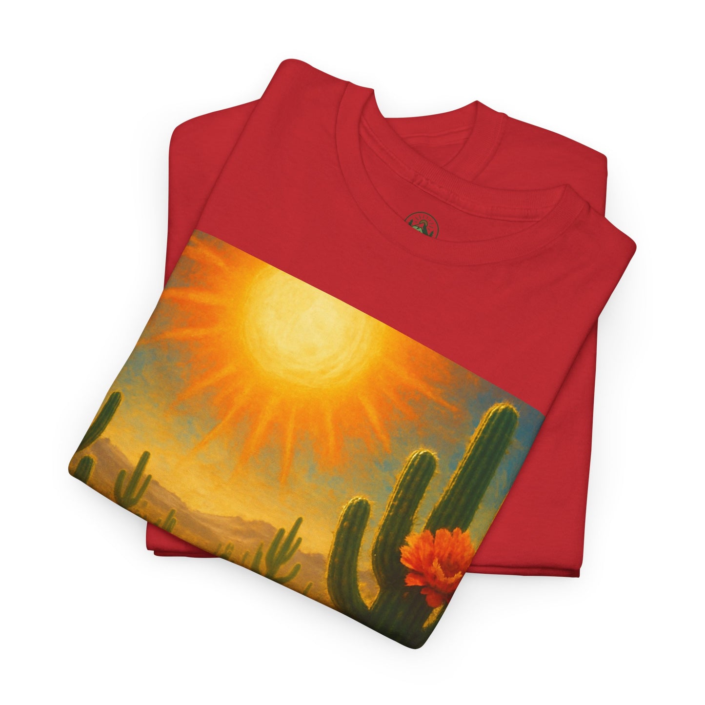 Desert Bloom T-Shirt – Minimalist Nature Aesthetic Tee