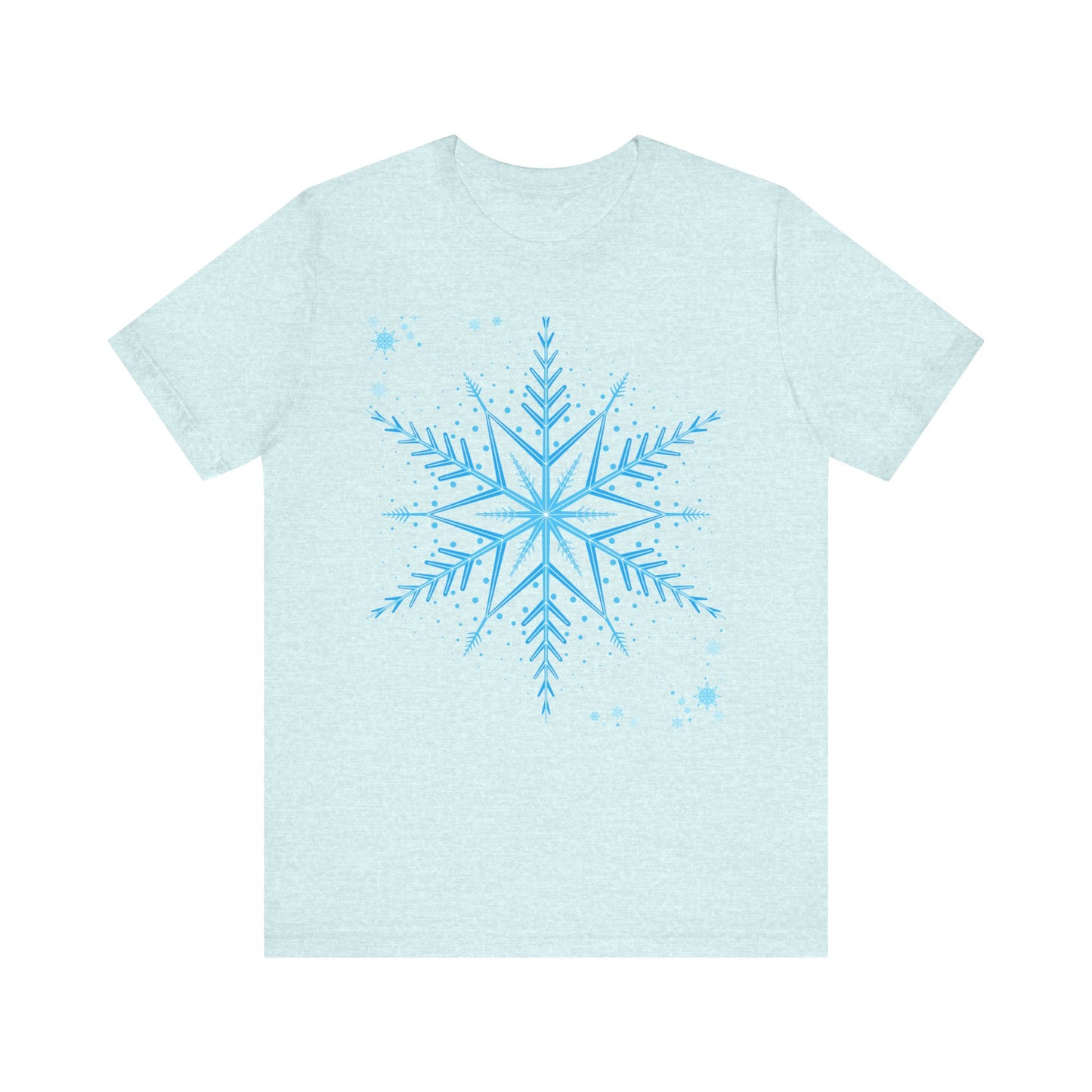 Snowflake T-Shirt – Winter Minimalist Aesthetic Tee