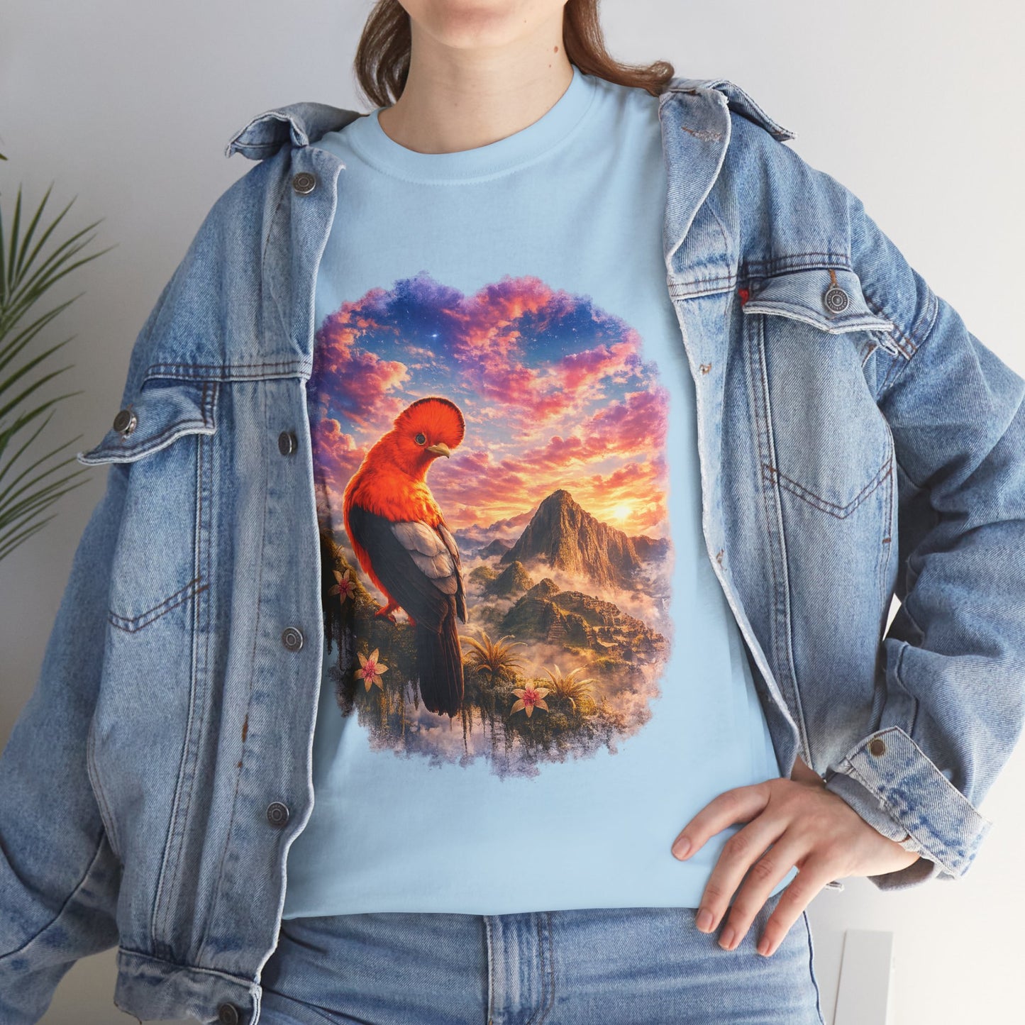 Spirit of the Andes – Machu Picchu Bird T-Shirt | Nature Graphic Tee
