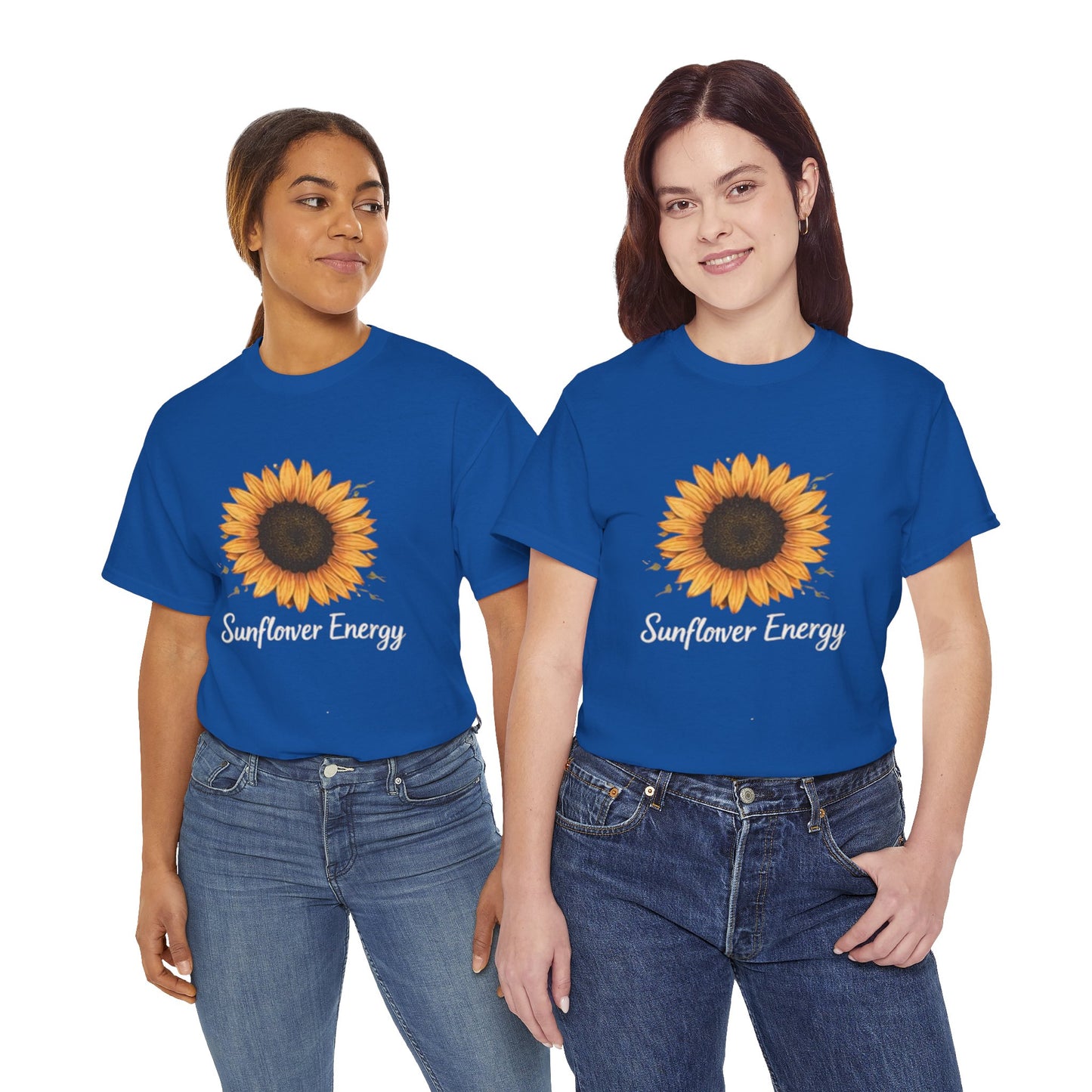 Sunflower Energy T- Shirt - Minimalist Nature Aesthetic Tee, Positive Vibes Graphic Shirt