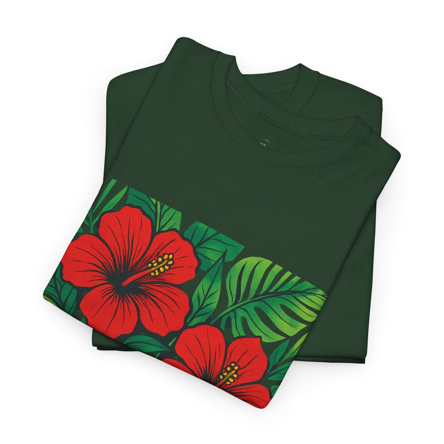 Tropical Hibiscus Flower T-Shirt – Summer Vibe Aesthetic Tee