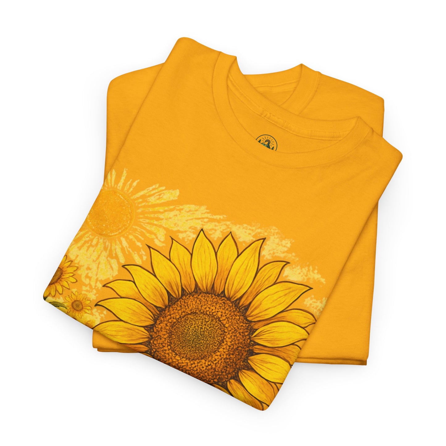Sunflower Sunshine T-Shirt – Bright Floral Aesthetic Tee