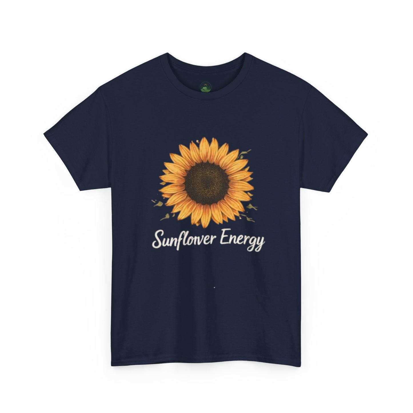 Sunflower Energy T- Shirt - Minimalist Nature Aesthetic Tee, Positive Vibes Graphic Shirt