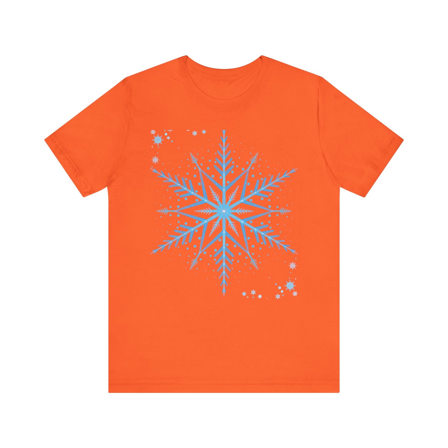 Snowflake T-Shirt – Winter Minimalist Aesthetic Tee