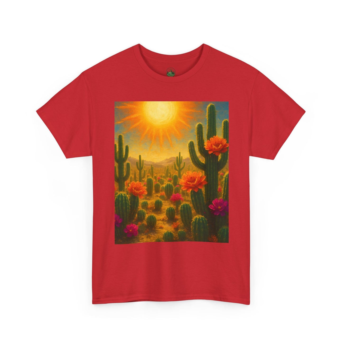 Desert Bloom T-Shirt – Minimalist Nature Aesthetic Tee
