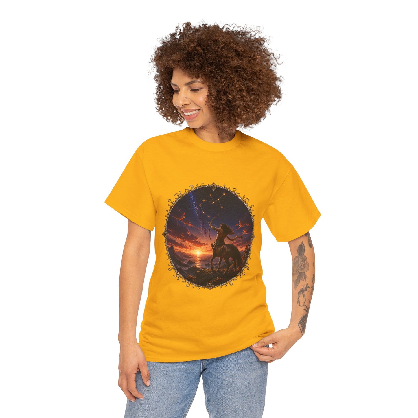 Sagittarius Zodiac T-Shirt – Archer Adventure Design | Free Spirit Astrology Tee