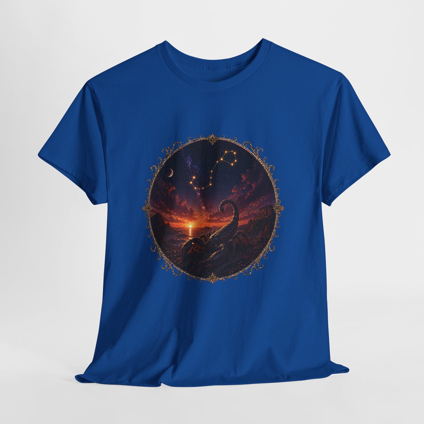 Scorpio Zodiac T-Shirt – Dark Scorpion Mystic Design | Intense Astrology Power Tee