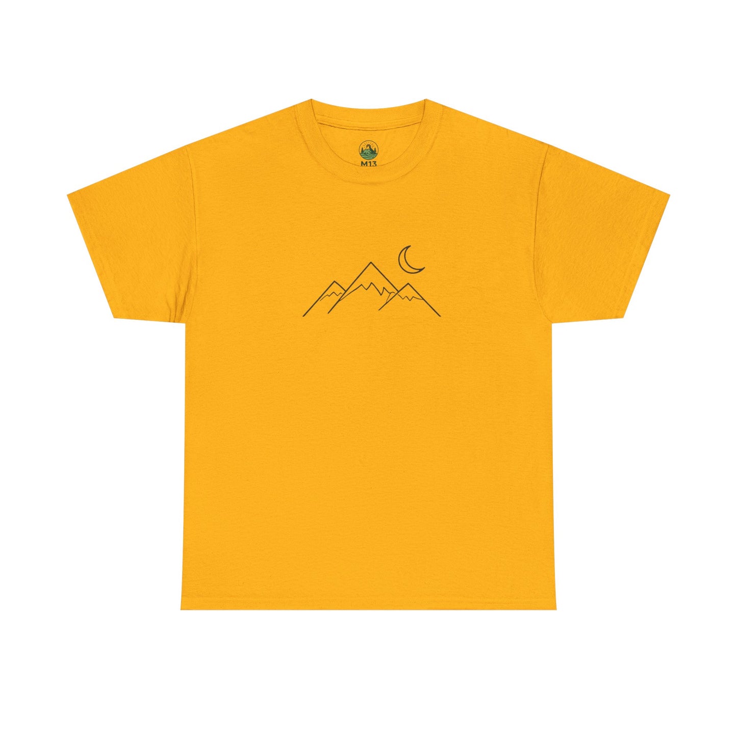 Mountain Moon T-Shirt – Minimalist Nature Night Aesthetic Tee