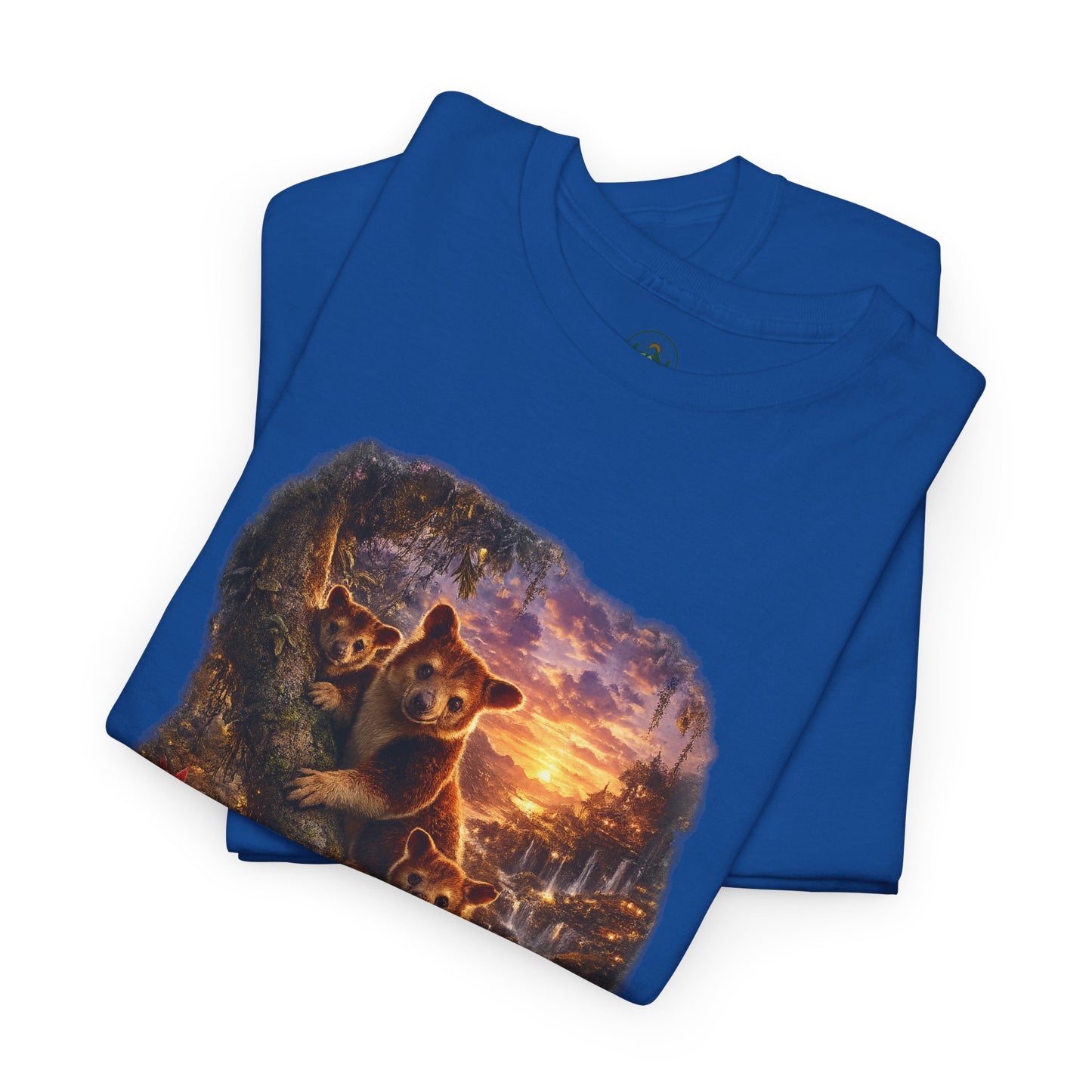 Tree Kangaroo T-Shirt – Mystic Forest Wildlife Design | Rare Nature Graphic Tee