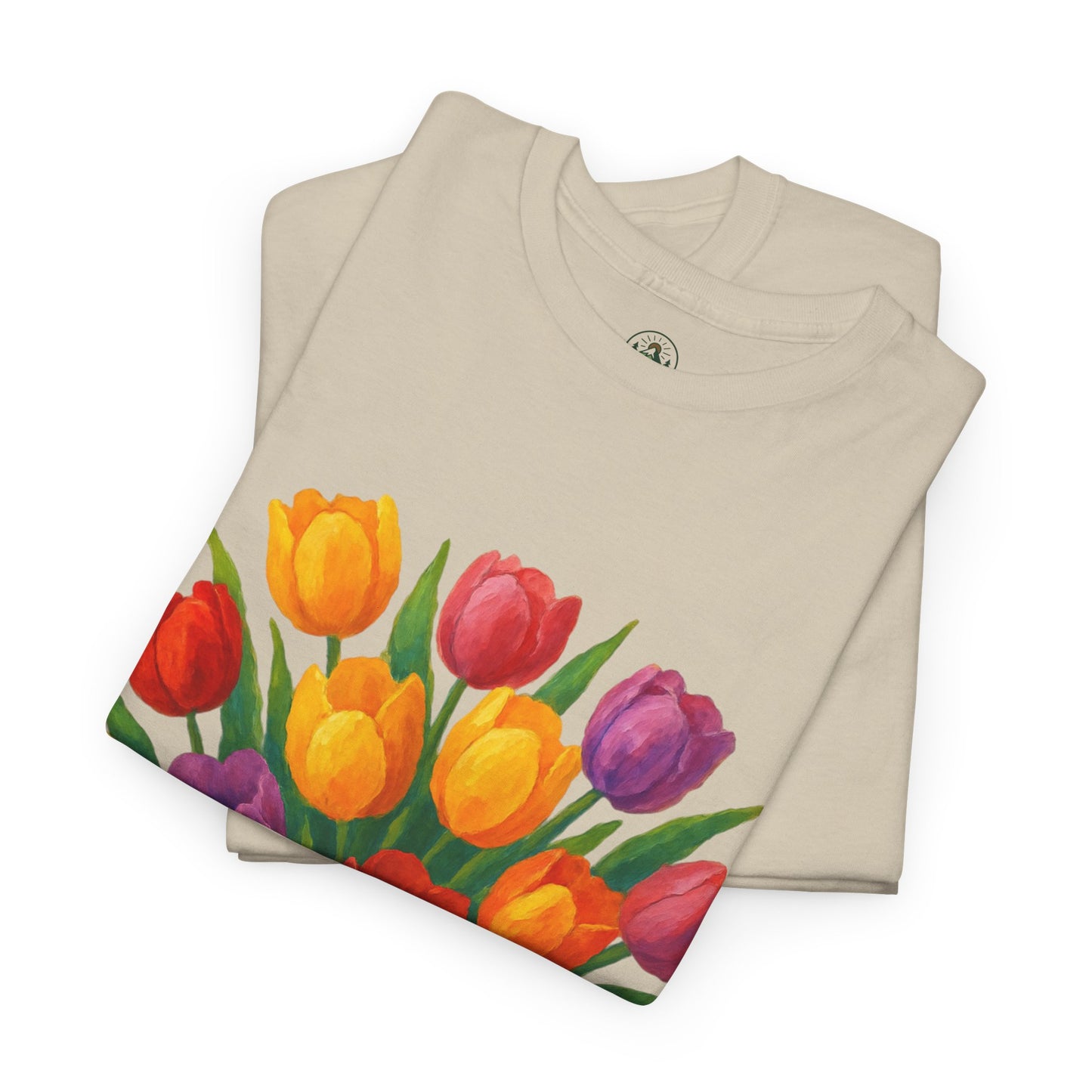 Spring Tulip Flower T- SHIRT - Vibrant Floral Aesthetic Tee