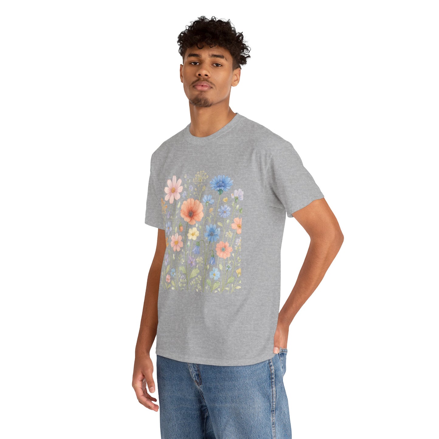Wildflower Meadow T-Shirt – Nature Floral Aesthetic Tee