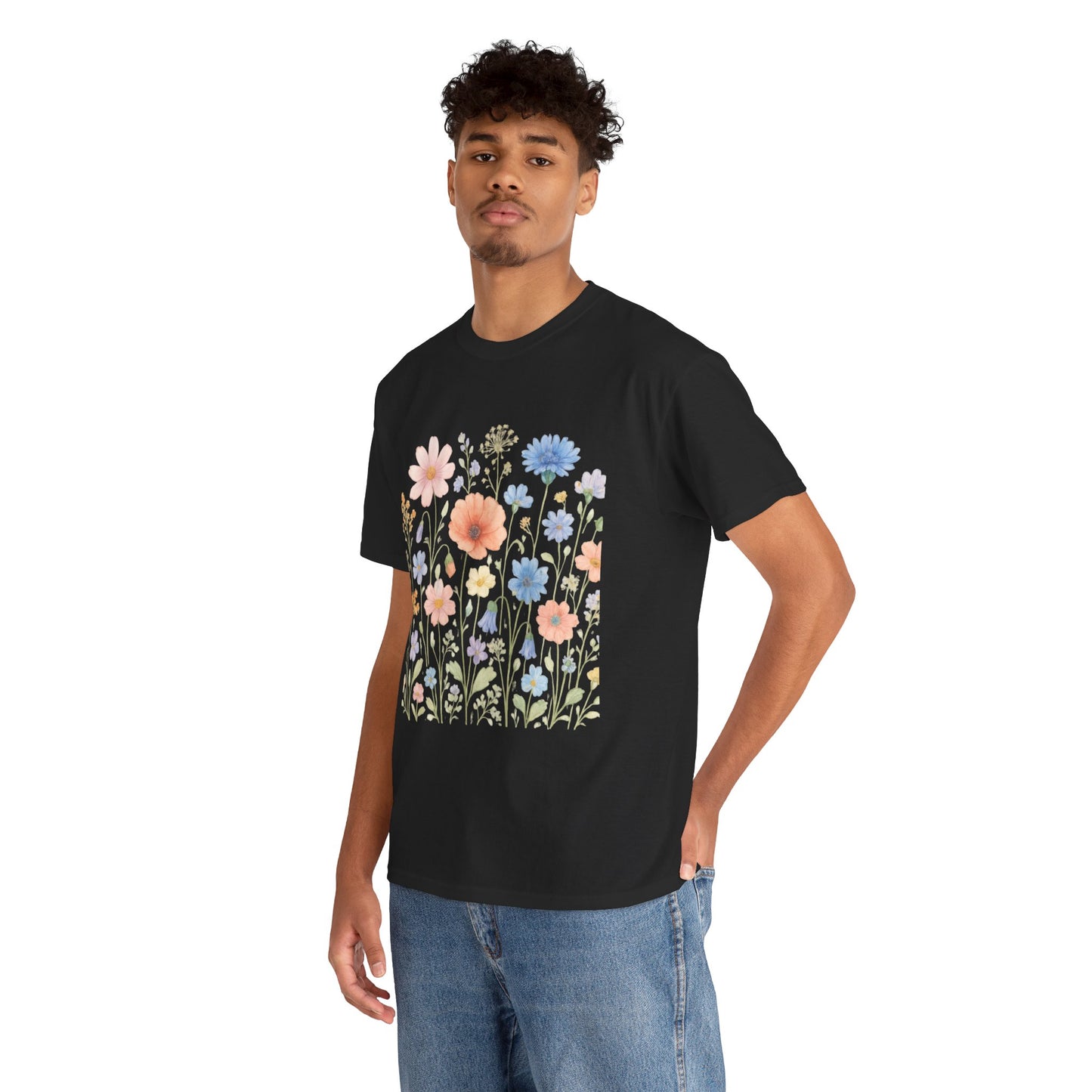Wildflower Meadow T-Shirt – Nature Floral Aesthetic Tee