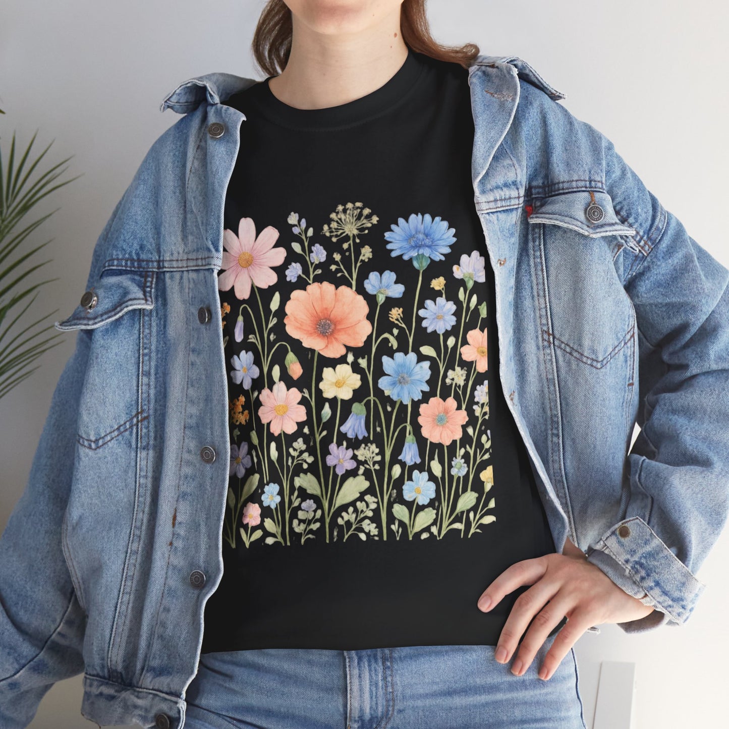 Wildflower Meadow T-Shirt – Nature Floral Aesthetic Tee