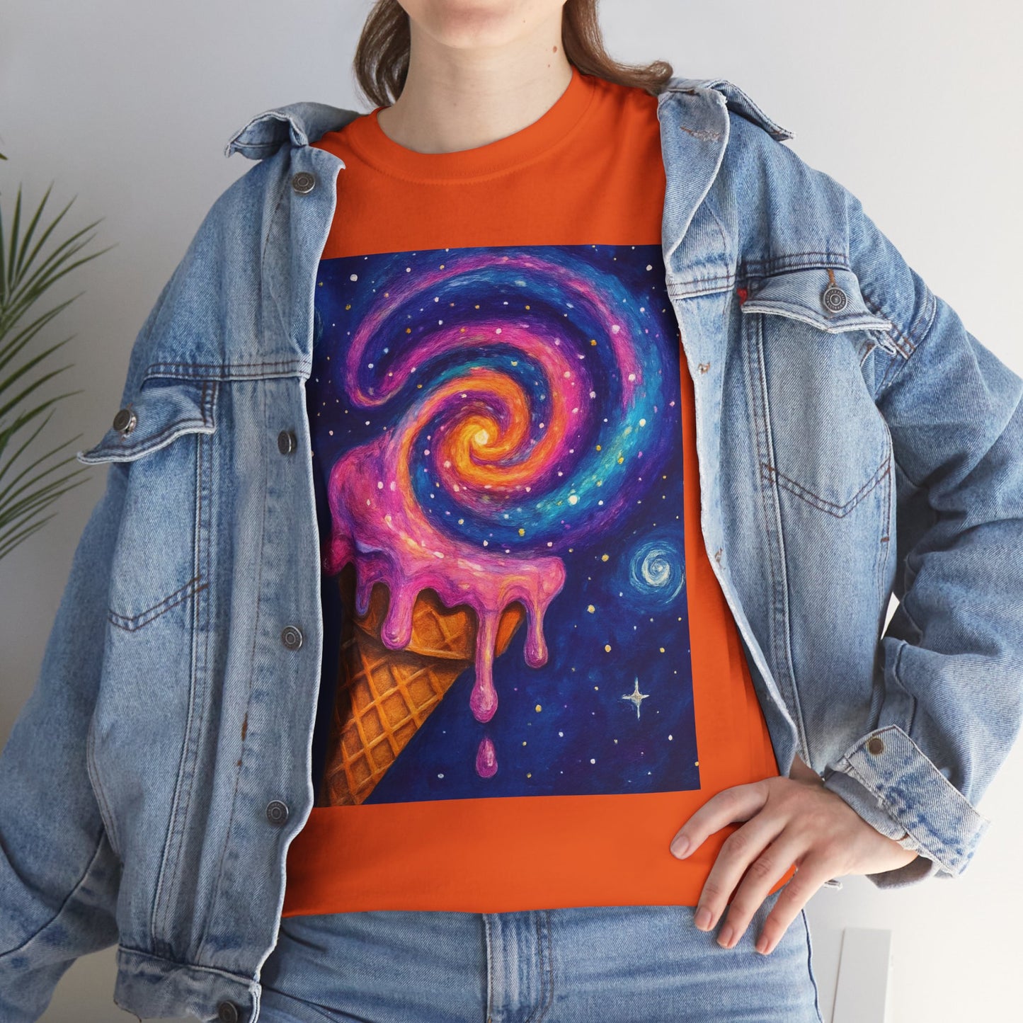 Ice Cream Galaxy T-Shirt – Fun Cosmic Aesthetic Tee