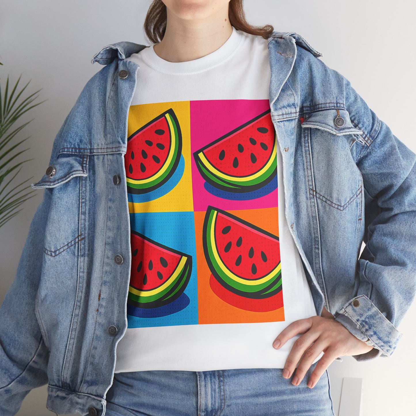 Watermelon Pop Art T-Shirt – Fun Summer Graphic Tee