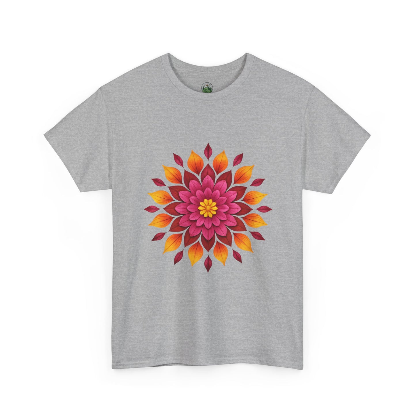 Floral Mandala T- Shirt -Boho Flower Aesthetic Tee