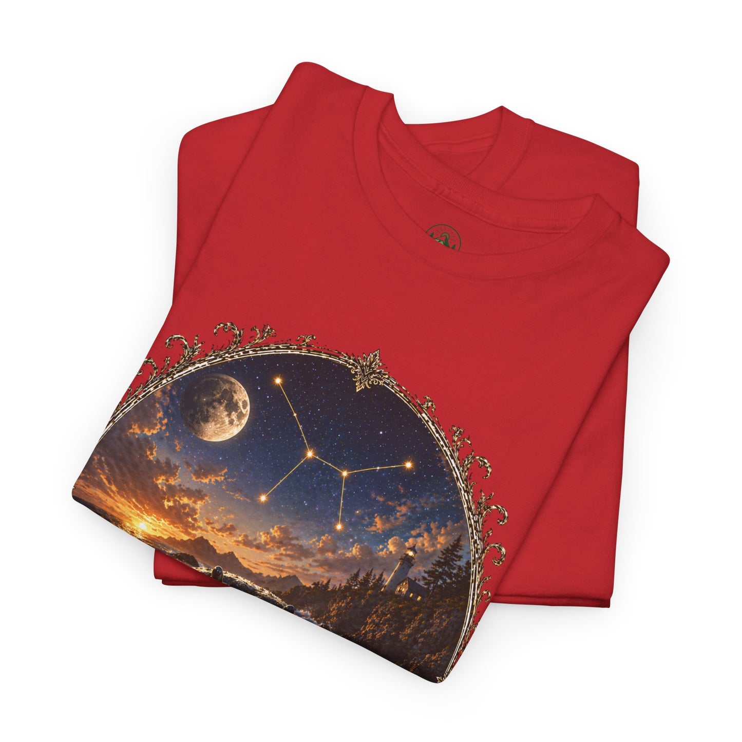 Cancer Zodiac T-Shirt – Mystic Crab Moon Design | Emotional & Cosmic Astrology Tee