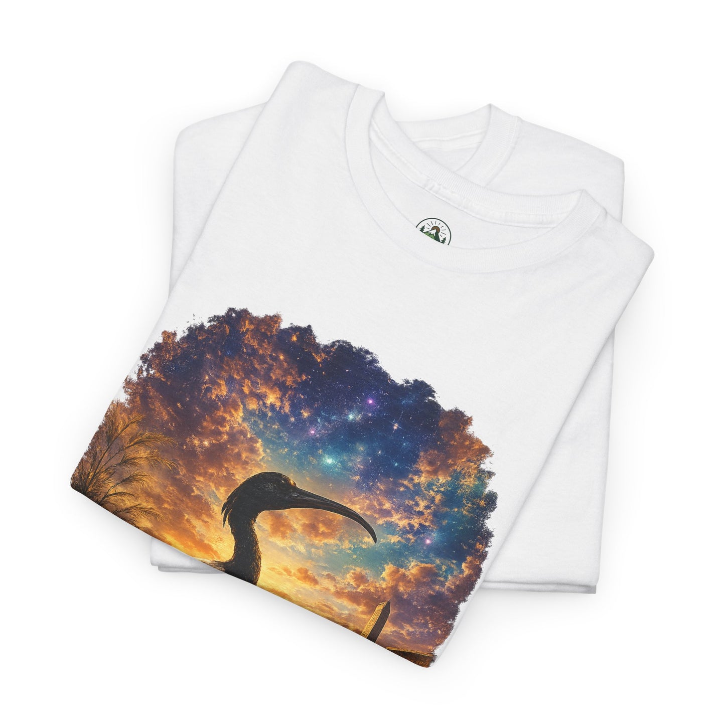 Spirit of Ancient Egypt – Sacred Ibis Nature T-Shirt | Egyptian Wildlife Graphic Tee