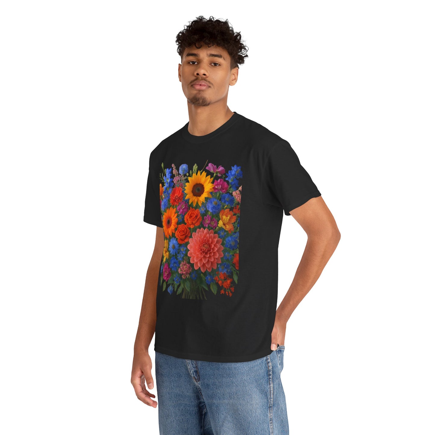 Garden Bouquet Flower T-Shirt – Summer Floral Aesthetic Tee