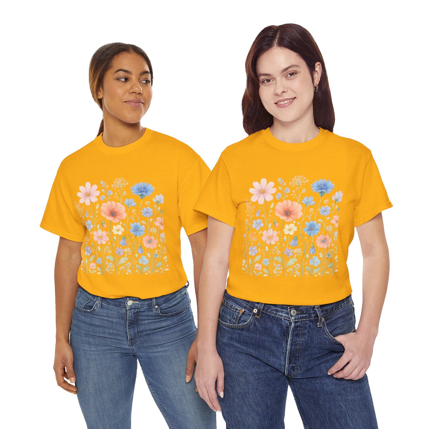 Wildflower Meadow T-Shirt – Nature Floral Aesthetic Tee
